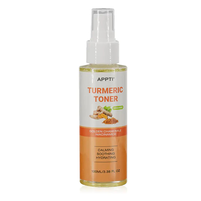 Korean Turmeric Skincare Set: Toner, Cream, Serum &amp; Scrub | Appti™