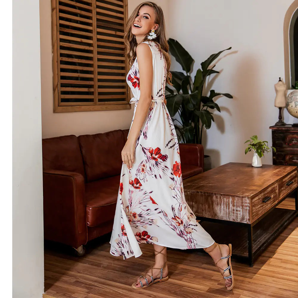 Bohemian zomerjurk van Becker's Amsterdam voor strandvakantie