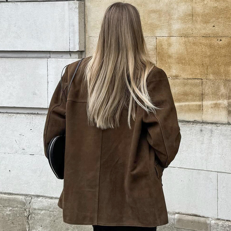 Suede Vogue Blazer™ – Luxury Suede Blazer Women | Becker's Amsterdam