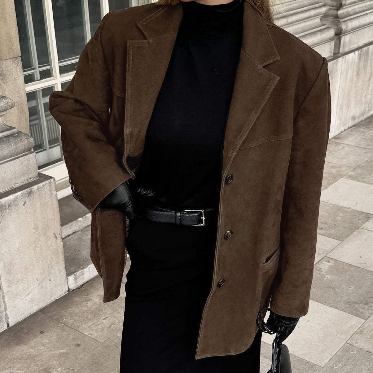 Suede Vogue Blazer™ – Luxury Suede Blazer Women | Becker's Amsterdam