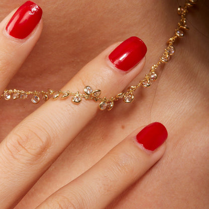 Kristallen cascade ketting dames – Éclat Cascade Necklace™ elegant & sprankelend