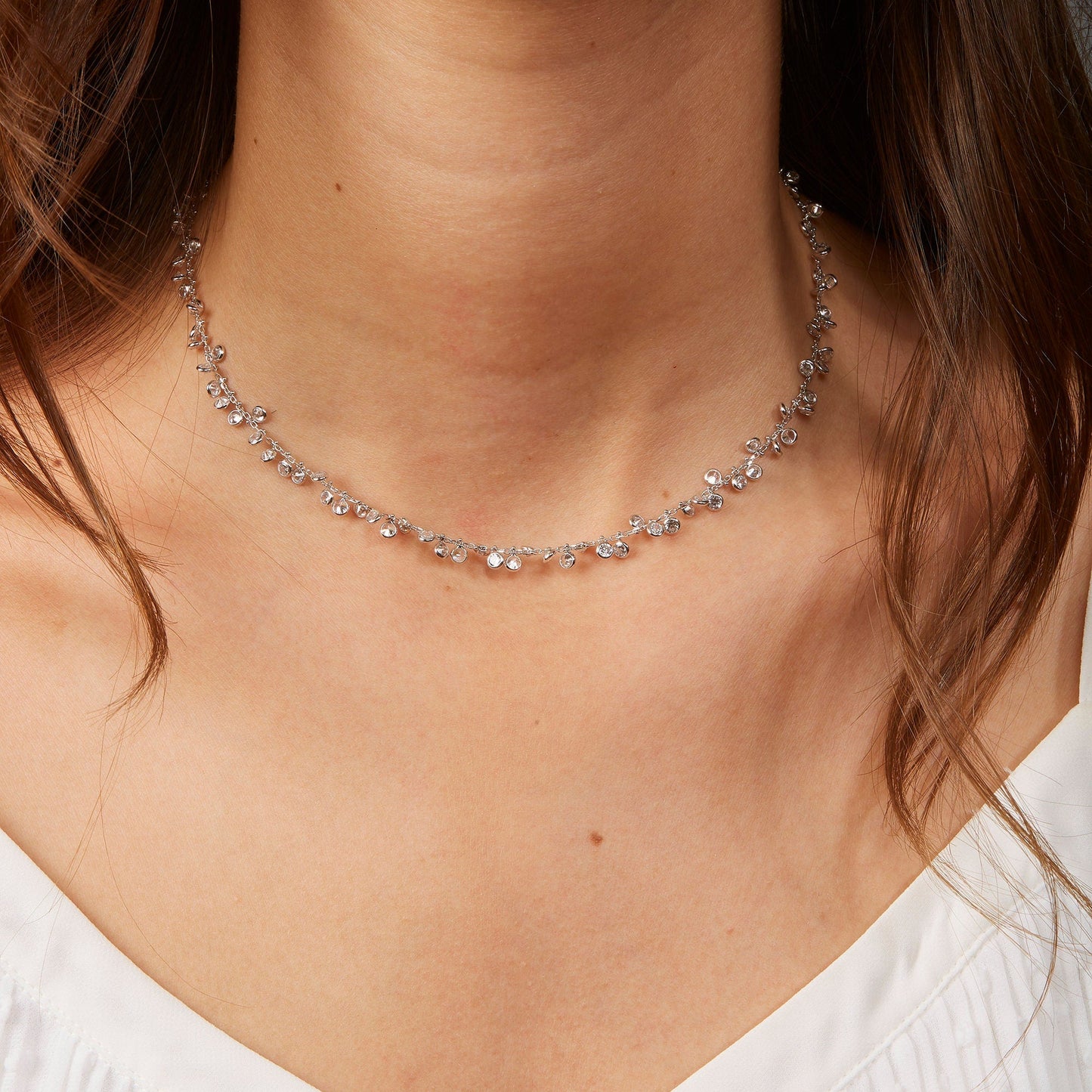 Éclat Cascade Necklace™ – Crystal Women's Necklace | Becker's Amsterdam