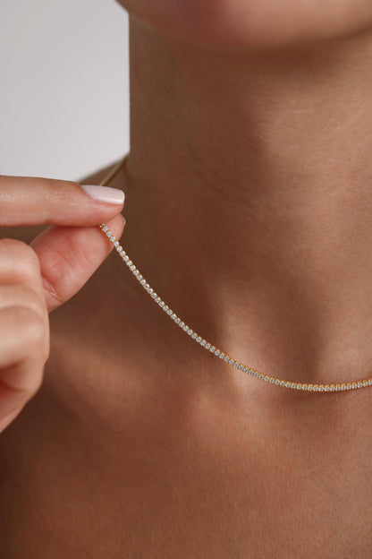 Serenique Tennis Necklace™ – Luxury Crystal Tennis Necklace for Women | Becker's Amsterdam