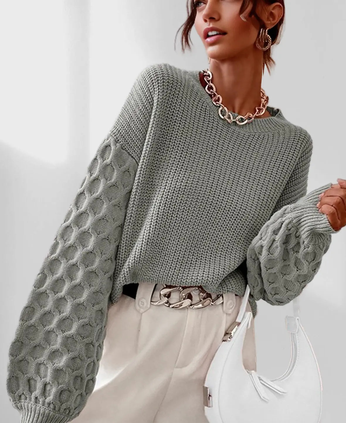 Calisse Cozy Knit – Elegant Women's Sweater | Becker's Amsterdam 