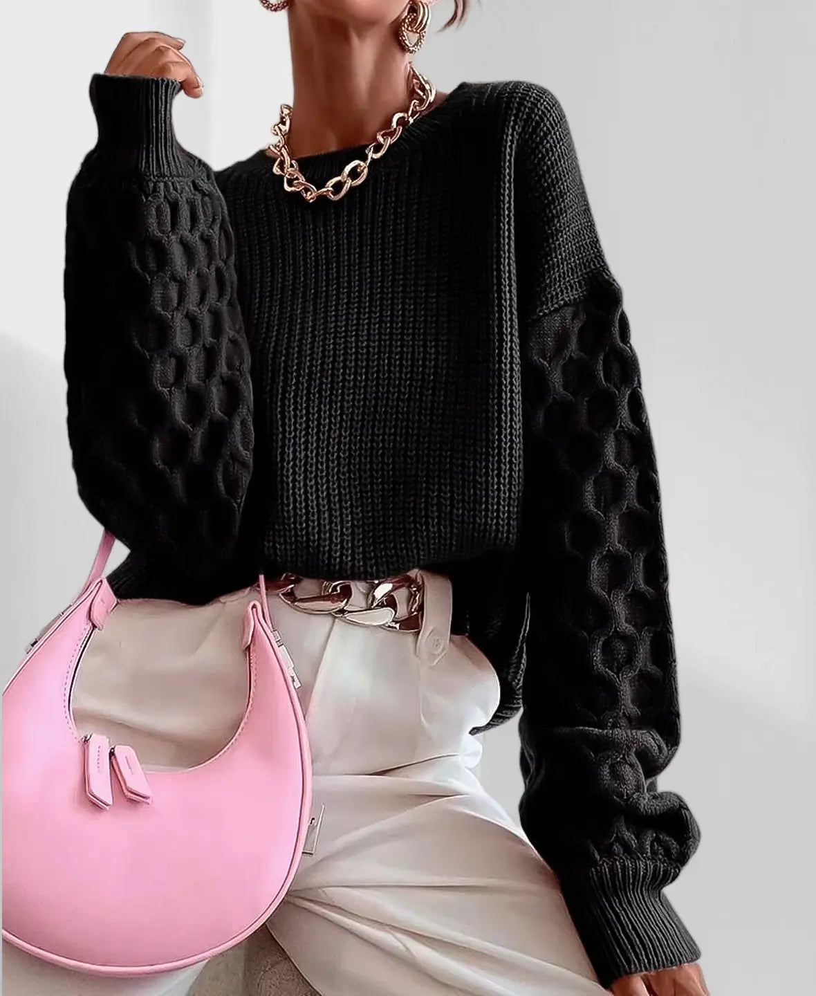 Calisse Cozy Knit – Elegant Women's Sweater | Becker's Amsterdam 