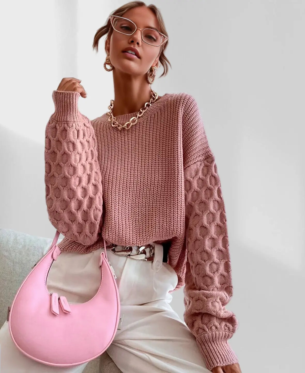 Calisse Cozy Knit – Elegant Women's Sweater | Becker's Amsterdam 