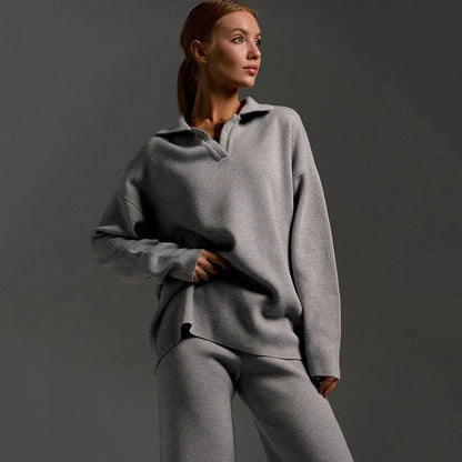 Lyra™ Knitted Tracksuit – Knitted Two-Piece Set for Women | Becker's Amsterdam™