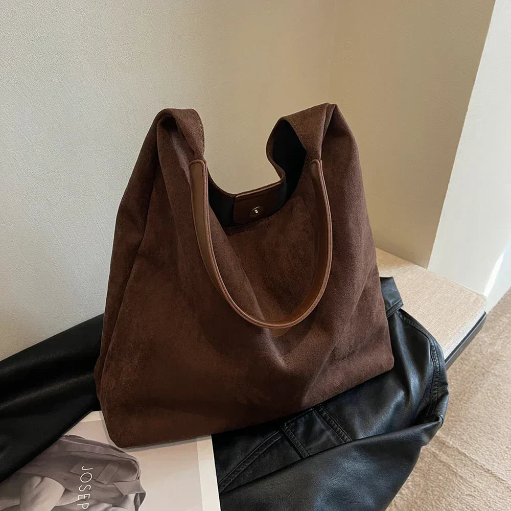 Suede Whisper Tote™ – Luxury Suede Tote Bag Women | Becker's Amsterdam