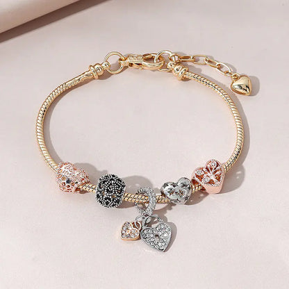 Becker's Amsterdam™ - Deventer Dames Armband Met Hartvormige Ringetjes