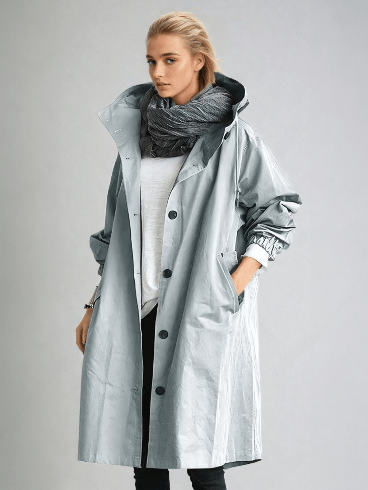 Elizabeth Luxe Trenchcoat – Stilvoller Damenmantel mit Gürtel und klassischer Silhouette