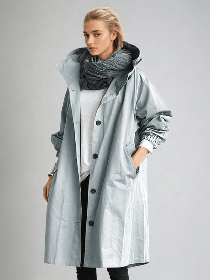 Elizabeth Luxe Trenchcoat – Stilvoller Damenmantel mit Gürtel und klassischer Silhouette