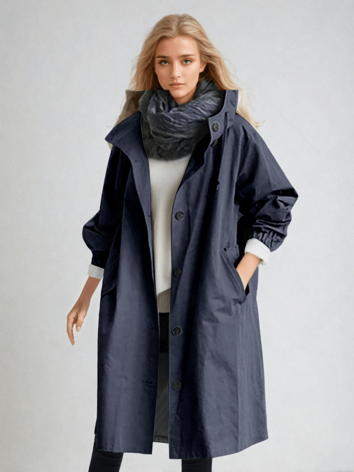 Elizabeth Luxe Trenchcoat – Stilvoller Damenmantel mit Gürtel und klassischer Silhouette
