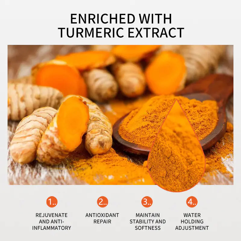Korean Turmeric Skincare Set: Toner, Cream, Serum &amp; Scrub | Appti™