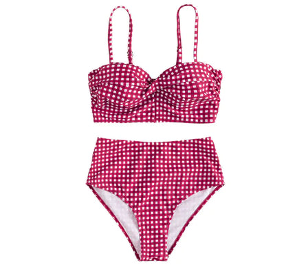 Becker's Amsterdam™ - Hauklandstranda Geruite Volle Heupen Bikini