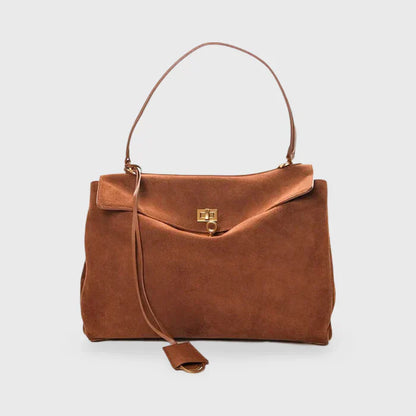 Orélisse bolso de hombro atemporal para mujer con aspecto de ante de lujo elegante bolso de mano de Becker's Amsterdam