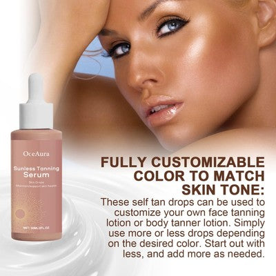 OceAura™ - GlowBoost Self-Tanning Serum