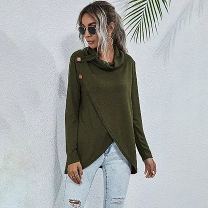 Becker's Amsterdam™ - Innsbruck Dames Sweater Met Zijwaartse Knoopsluiting