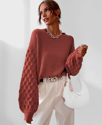 Calisse Cozy Knit elegant women's sweater Becker's Amsterdam