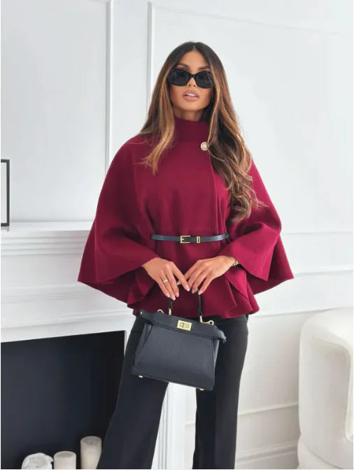 Mirabel™ Woolen Wrap – stijlvolle wollen overjas Becker’s Amsterdam