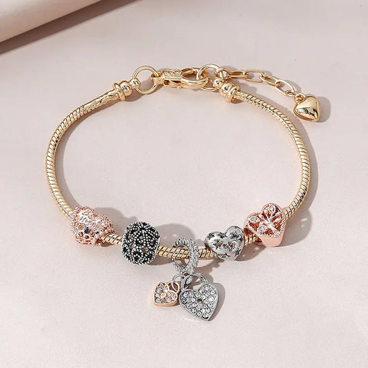 Becker's Amsterdam™ - Deventer Dames Armband Met Hartvormige Ringetjes