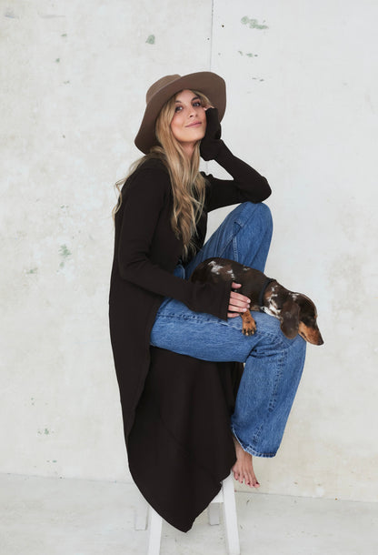Trafalgar Square Dress – Brown Cotton Midi | Becker's Amsterdam™
