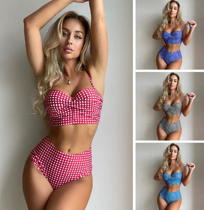 Becker's Amsterdam™ - Hauklandstranda Geruite Volle Heupen Bikini