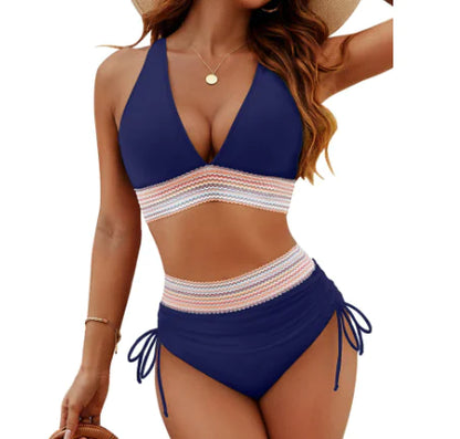 Set di bikini Cagliari - Dettaglio a bottone alto e chic | Becker Amsterdam